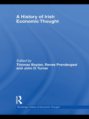 cover image of A History of Irish Economic Thought